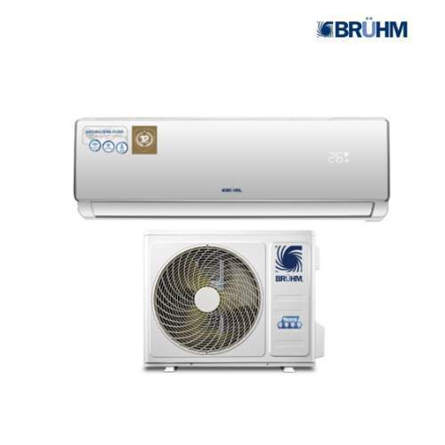 Bruhm 1HP Split Air Conditioner 9000BTU (R410 Gas, With Kit) (BAS-09RCEW)