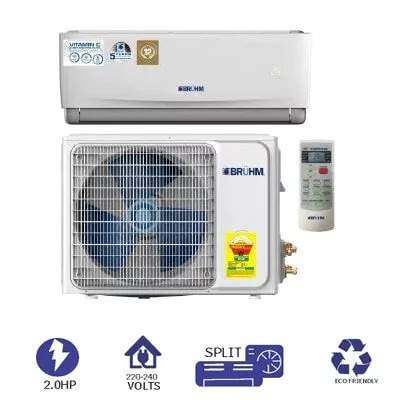 Bruhm 2HP Split Air Conditioner 18000BTU (R410 Gas, With Kit) (BAS-18RCEW)