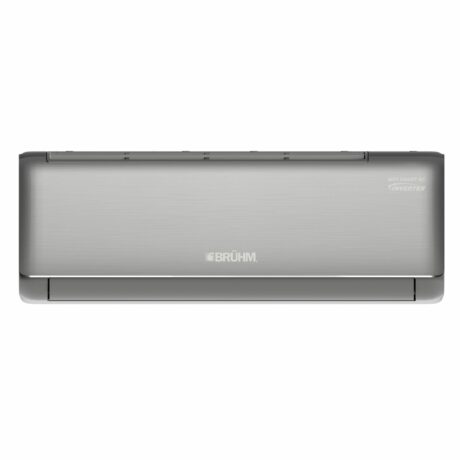 Bruhm 2HP Wi-Fi Smart Inverter Split AC 18000BTU (Bruhm Black, Dark Silver Polished Finish, R32, With Kit) (BAS-18ICQB)