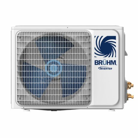Bruhm 2HP Wi-Fi Smart Inverter Split AC 18000BTU (Bruhm Black, Dark Silver Polished Finish, R32, With Kit) (BAS-18ICQB)