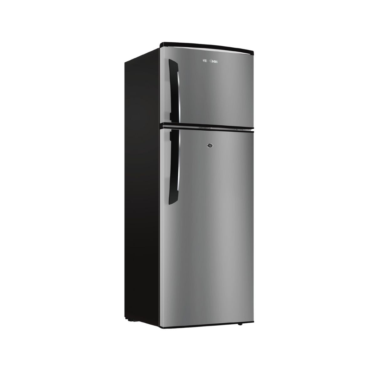 Bruhm Bruhm 255L Double Door Refrigerator (2 Glass Shelves, Reversible Door, Inox, Crisper Drawer) (BFD-275MD)