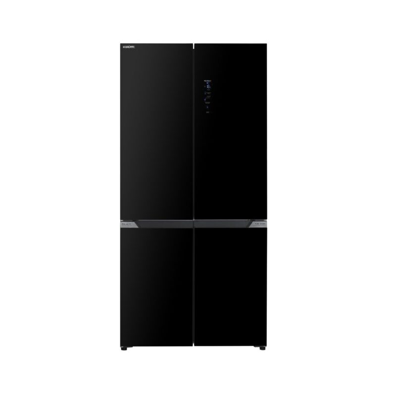Bruhm Bruhm 502L Four Door Inverter Refrigerator No Frost (Bruhm Black, Colour Touch Screen Display, Black Inox) (BFQ-510ENI)