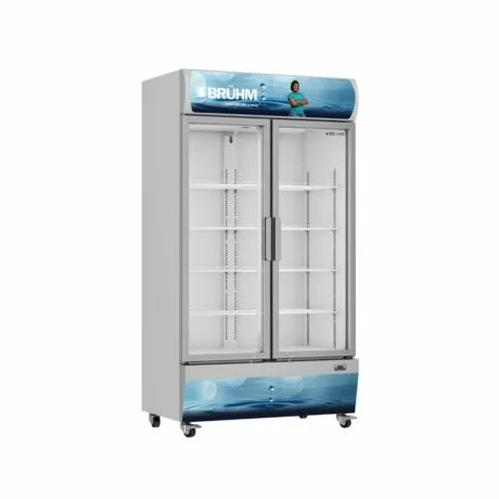 Bruhm Bruhm Double Door Beverage Cooler (Front Air Blowing Design, Adjustable Shelves) (BBD-700E)