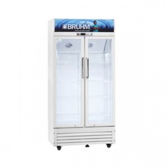 Bruhm Bruhm Double Door Beverage Cooler (Front Air Blowing Design, Adjustable Shelves) (BBD-409M)