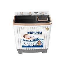 Bruhm 7kg Twin Tub Semi-Automatic Washing Machine (Cleaning Filter, Transparent Lid, Wind Jet Dry) (BWT-070H)