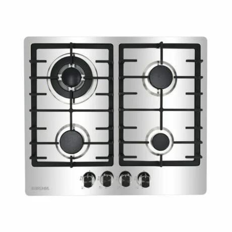 Bruhm Bruhm Built-In Hob 4 Gas Burners (Stainless Steel, Flame Failure Device, Auto Ignition, Pool Type Burners) (BHG-6640FI)