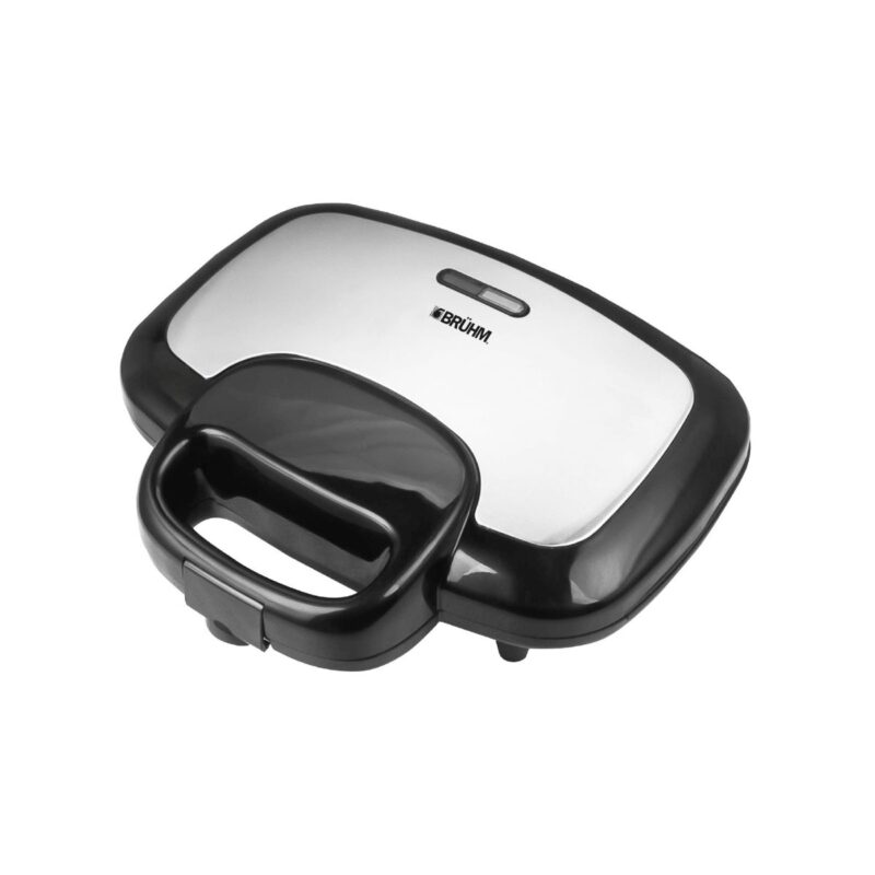 Bruhm Bruhm Sandwich Maker 700W (Stainless Steel Decoration, Power & Ready Indicators, 2 Fixed Plates) (BSM-700BS)