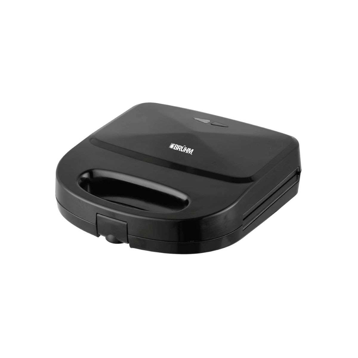 Bruhm Waffle & Sandwich Maker 700W (Black, Power & Ready Indicators, 3 Replaceable Plates) (BSM-700BP)