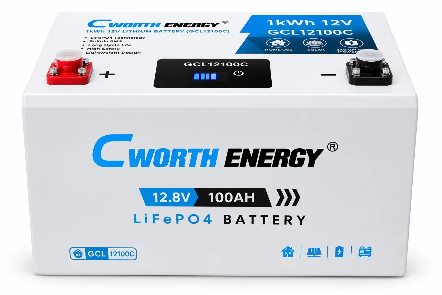 Cworth Energy Cworth Energy 1kWh 12V Lithium Battery (GCL12100C)