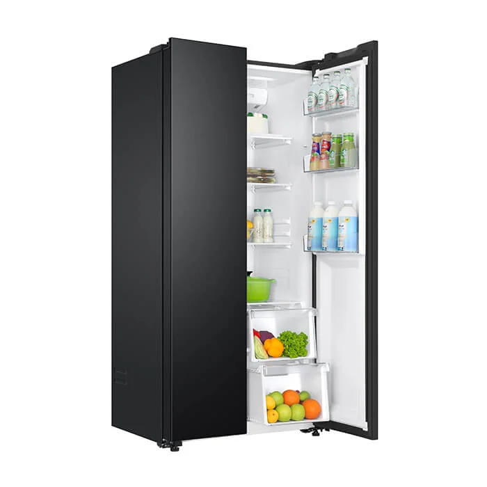 Haier Thermocool Haier Thermocool Side By Side Refrigerator, Frost Free (Black) (HRF-520IBS)