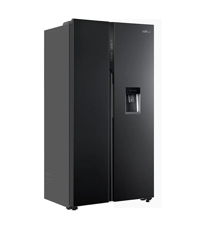 Haier Thermocool Side By Side Refrigerator, Frost Free (Black, R600a) (HRF-540WBS)