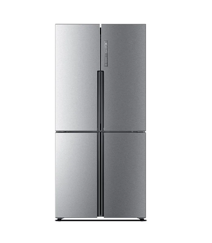 Haier Thermocool Side By Side Refrigerator, Frost Free (Silver, R600a) (HTF-456DM6)