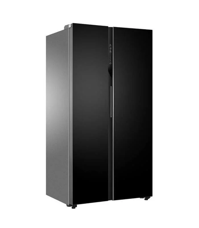 Haier Thermocool Side By Side Refrigerator, Frost Free (Black, R600a) (HRF-619SI(B))