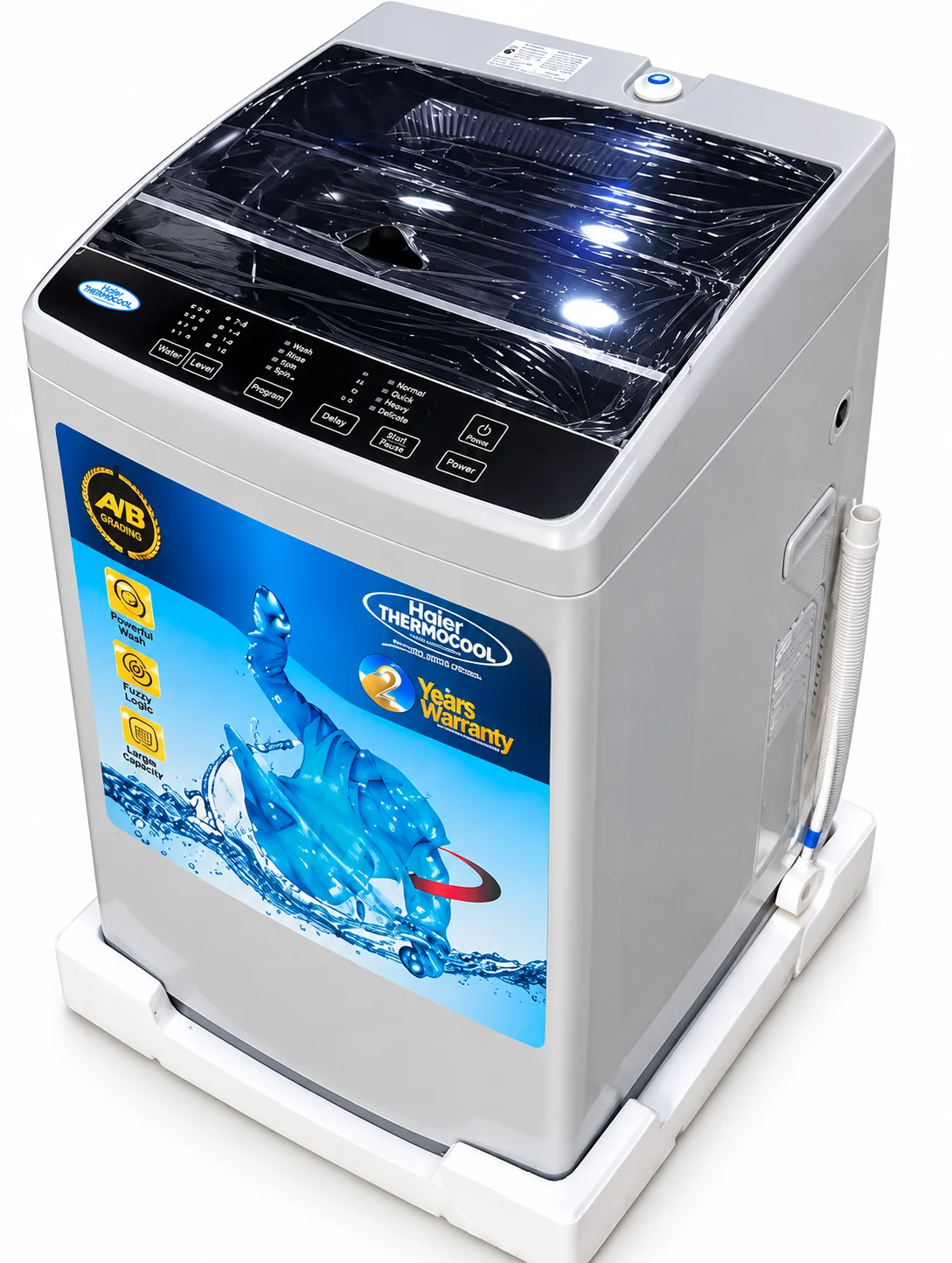 Haier Thermocool 8KG Top Load Automatic Washing Machine (TLA08GP)