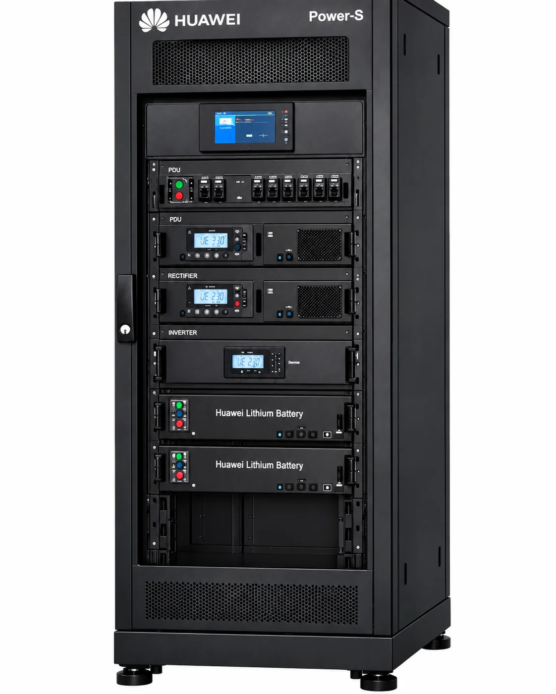 Huawei Power-S Power Cabinet (4x4kW Chargers, 36kVA Bypass)
