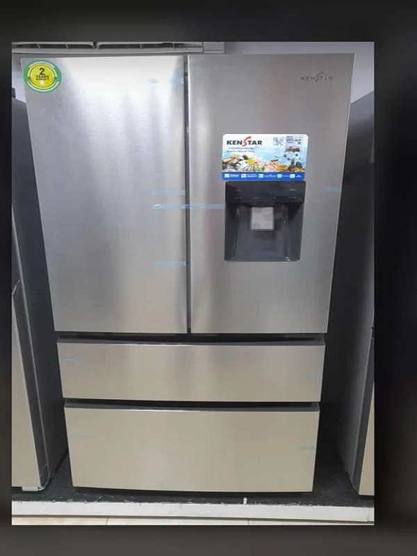 Kenstar 536L 536L, Double Door Fridge, Separate Freezer Compartment, Fruit & Vegetable Crisper, Multi Airflow, Low Noise, Led Lighting (KSS-650S)