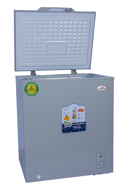 Kenstar 142L 142L, Chest Freezer, Dark Grey, Lock & Key, Mechanical Temperature Control, 2-in-1 Convertible to Fridge, Storage Basket (KS-200S)
