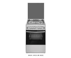 Maxi 50x50cm 3 Gas + 1 Electric Standing Gas Cooker 5050 31 INOX (Inox)