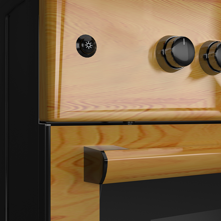 Maxi 3 Gas + 1 Electric Standing Gas Cooker 6060(3+1) WOOD (Wood)