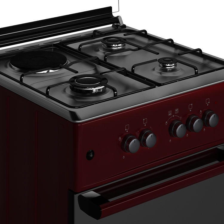 Maxi 60x60cm 3 Gas + 1 Electric Standing Gas Cooker 6060 TR 31 IGL IN (Inox)