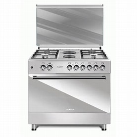 Maxi 60x90cm 5 Burner Standing Gas Cooker STYLE 60*90 (5B) INOX (Inox)