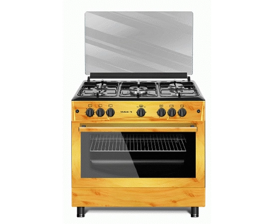 Maxi 60x90cm 5 Burner Standing Gas Cooker STYLE 60*90 5B WOOD