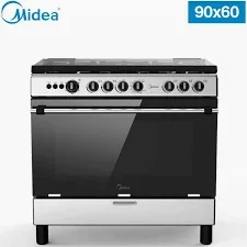 Midea Midea 90x60cm 5 Burner + Wok Standing Gas Cooker 9060-5G080-C