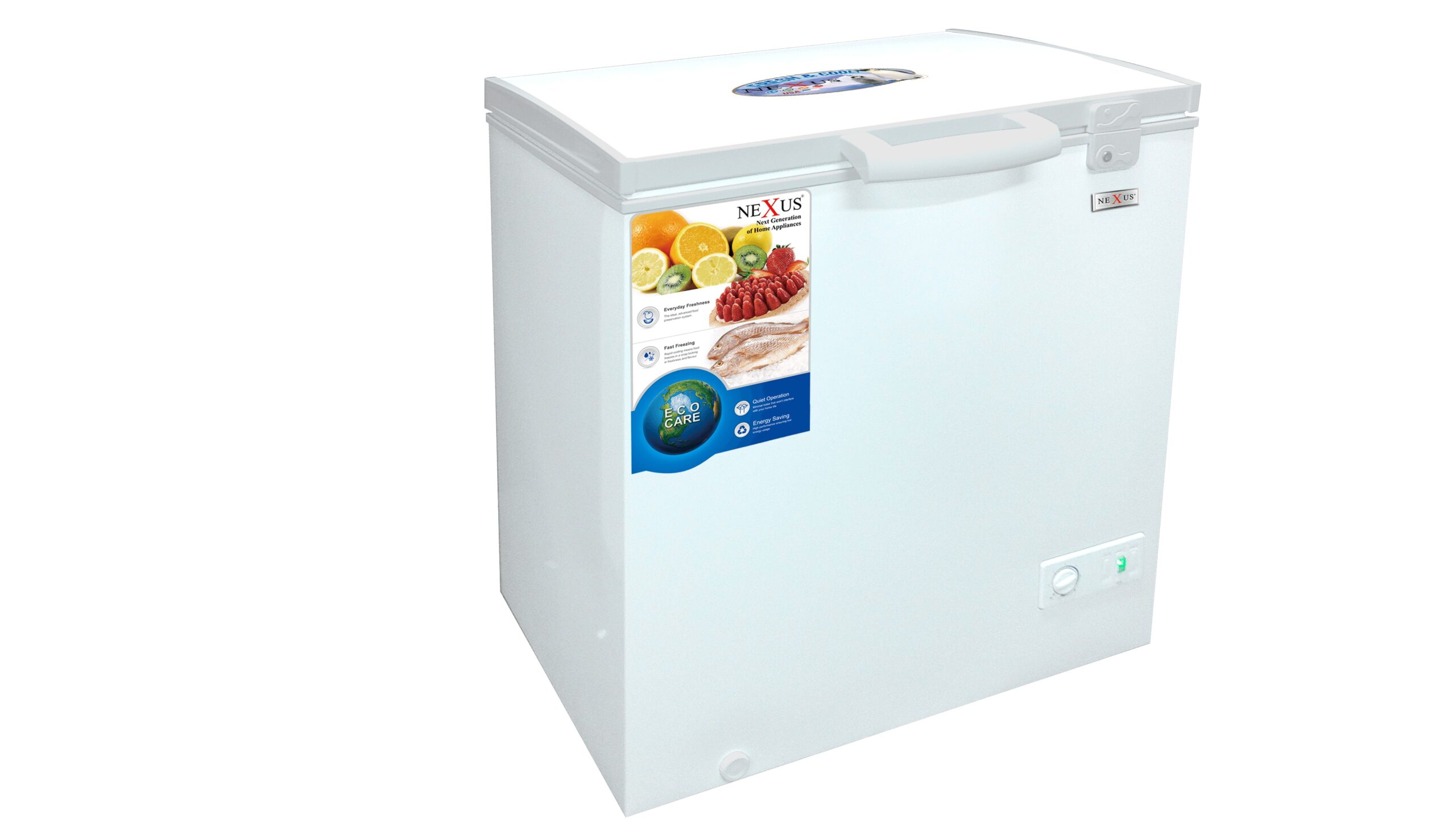 Nexus NX-160Hc Chest Freezer-Silver (NX-160HC)