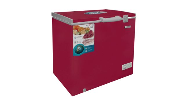Nexus NX-160Ef Blossom Flower Chest Freezer Wine Red (NX-160EF)