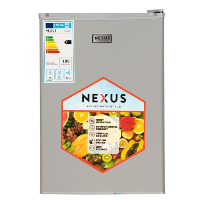 Nexus 100L NX-100 Litre Fridge - Silver (NX-100)