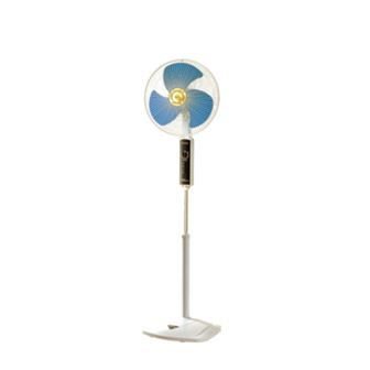 Panasonic Stand Fan, 3-Speed and Off by Push-Button Switch, Metal Blade (F-407X)