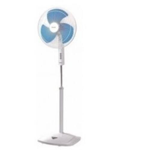 Panasonic Stand Fan, 3-Speed and Off by Push-Button Switch, Metal Blade, Gold Colour Blade (F-407Y)