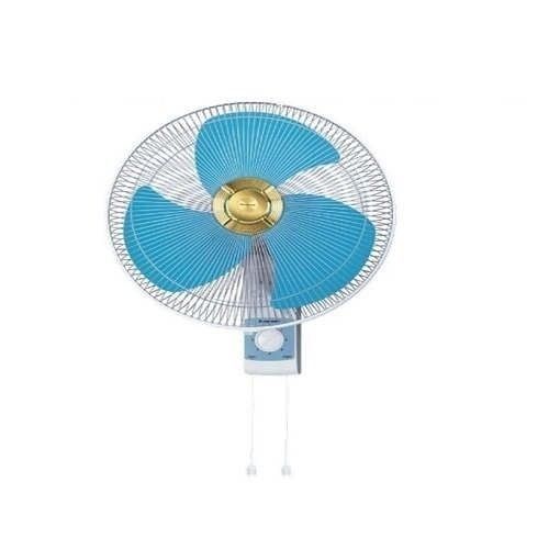 Panasonic Wall Fan, 3-Speed and off by Pull Switch, Metal Blade (F-409U)