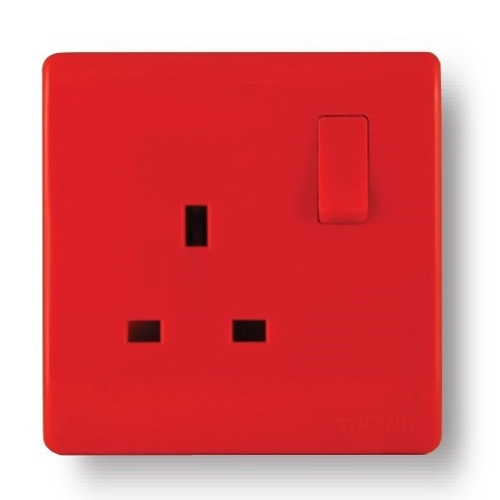Panasonic Socket RED 1G 13A (W1 Range) (WABA1211R-N)