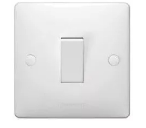 Panasonic Switch 1G 2W 10A (W1 Range) (WABA5012-N)