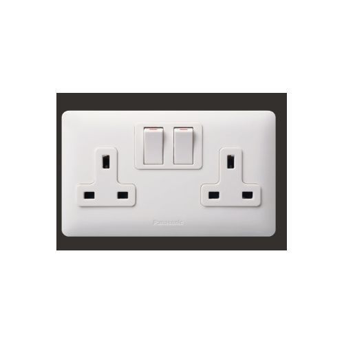 Panasonic Socket 2G 13A (W2 Range) (WDBA1221-N)