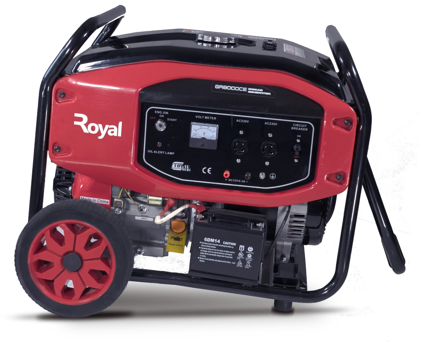 Royal Generator with Electric Start (100% Copper) (GR8000CE)