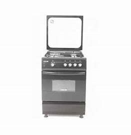 Scanfrost 60X60 3 Gas Burners 1 Hotplate Black (CK6302B)