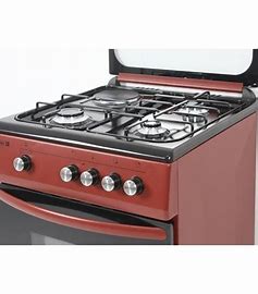 Scanfrost 60X60 3 Gas Burners 1 Hotplate Burgundy (CK6302R)