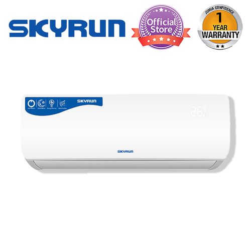 Skyrun 1.5HP Split Air Conditioner - Copper Condenser, Super Cooling Blue Fin,Free Installation Kit 3M (KF-35GWC-FC/X)