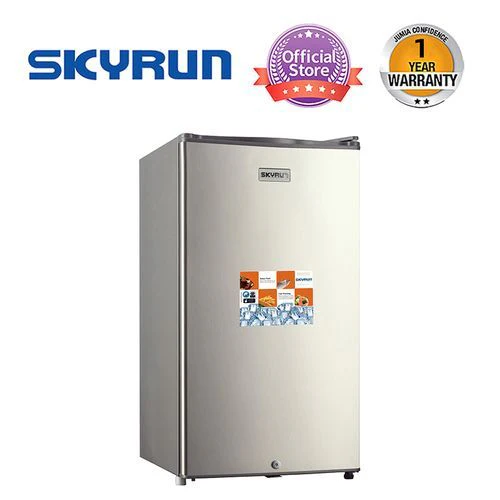 Skyrun 80L 80Lts,Low Noise,Fast Cooling,Silver color,R600a,inside condenser (BCD-90J)