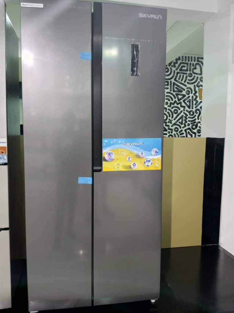 Skyrun 450L 450Lts,Low Noise,Fast Cooling,Inox color,R600a (BCD-450W)