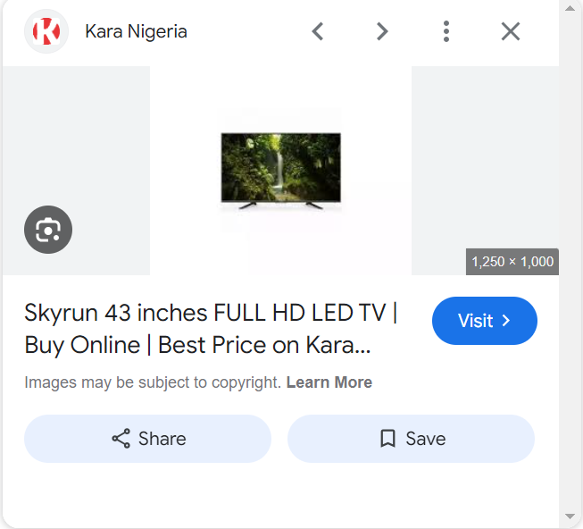 Skyrun 43-Inch 43'' LED HD TV,2 HDMI, 2 USB DIVX,1 AV ,VGA-RGB (LED-43/CX28)