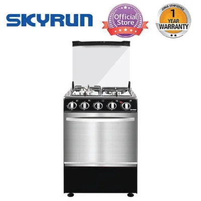 Skyrun 50*50,3GasBurner 1Hot plate ,Auto ignition,Stainless steel,Child lock of valve (GCS-3G1E/X)