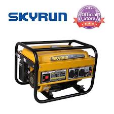 Skyrun Generator,2.5kw / 3.1kva, Gasoline, oil alret, 100% copper, Manual, Fashion Disign, 15L Fuel Tank,220V / 50Hz (SK3500/ZH)