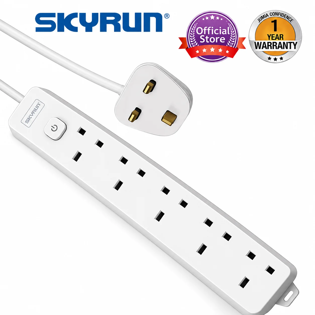 Skyrun 2M,2500Wmax,safe&reliable,flame retardant,long-lasting,child safety doorCharging,With Wireless output (SKH-1P5)