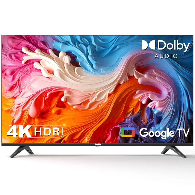 Skyrun 43-Inch 43'', FHD, Smart TV, Google Assistant, True Color, Slim Design, 2 HDMI, 1 USB, 1 AV (TU43Q1HS)