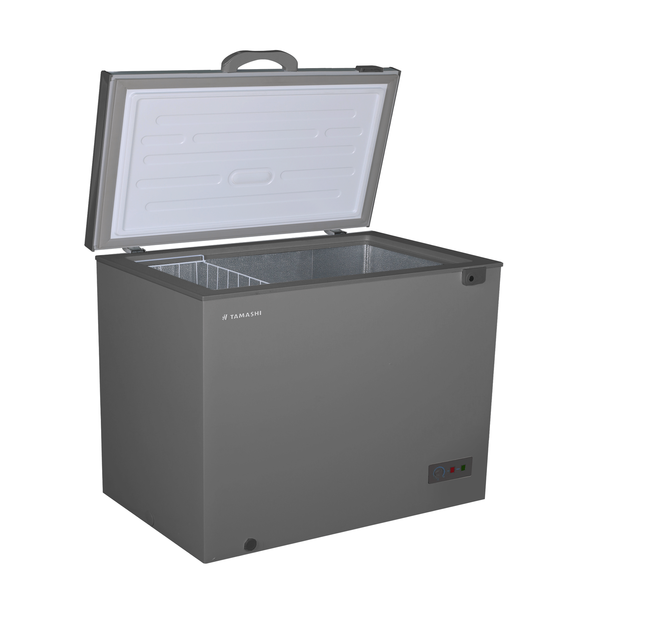 Tamashi 242L Single Door Chest Freezer (Dark Grey PCM Door, R600a) (NCX250G)