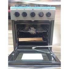 Tamashi 50x55 Gas Cooker 4 Gas Burners with Gas Oven (Black Finish) (NG5540G)