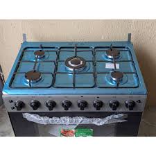 Tamashi 60x60 Gas Cooker 4 Gas Burners with Gas Oven (Black Finish) (NG6640G)